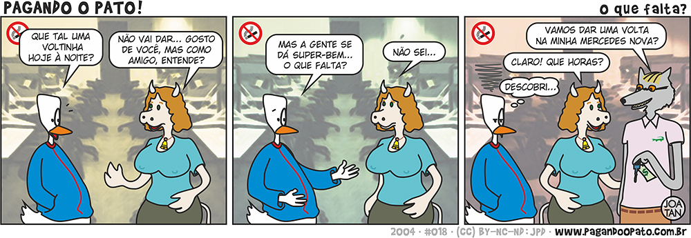 O que falta?